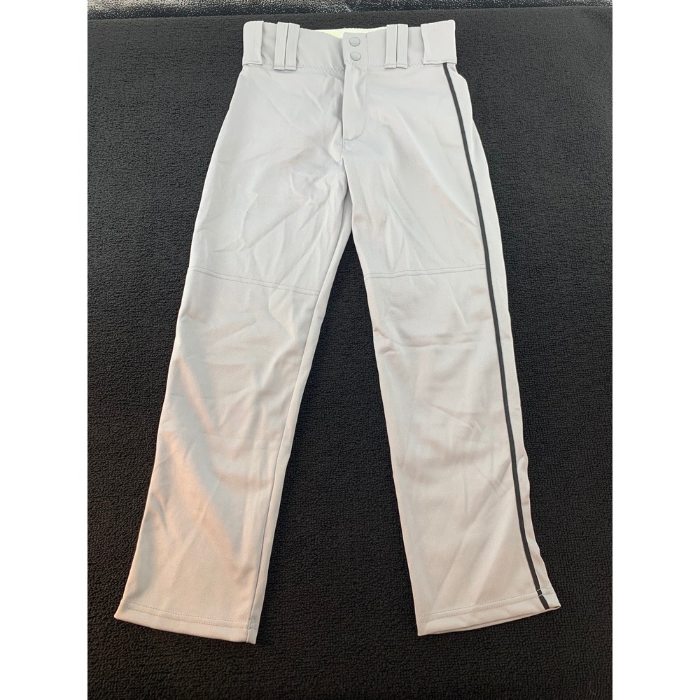Alleson Athletic Youth Baseball Softball Pants Silver Black Size M‎